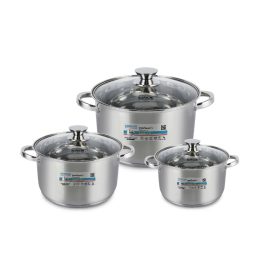 BỘ NỒI INOX 5 LỚP 6 MÓN KORICHI MODEL KRC-TP513